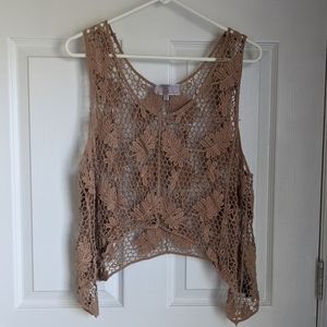 Crochet crop top